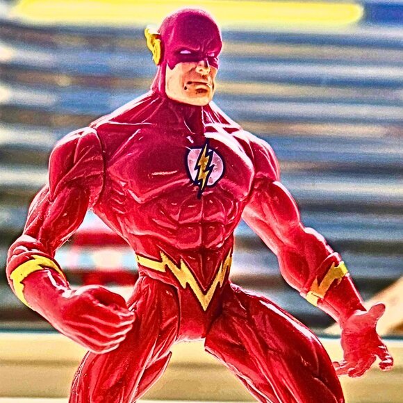 1996 Kenner Total Justice The Flash (Wally West) DC Comics 5 Inch Vintage Action - Picture 3 of 6